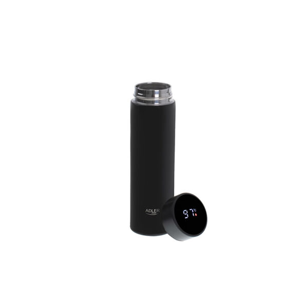 Termos LED 473ml AD 4506 negru