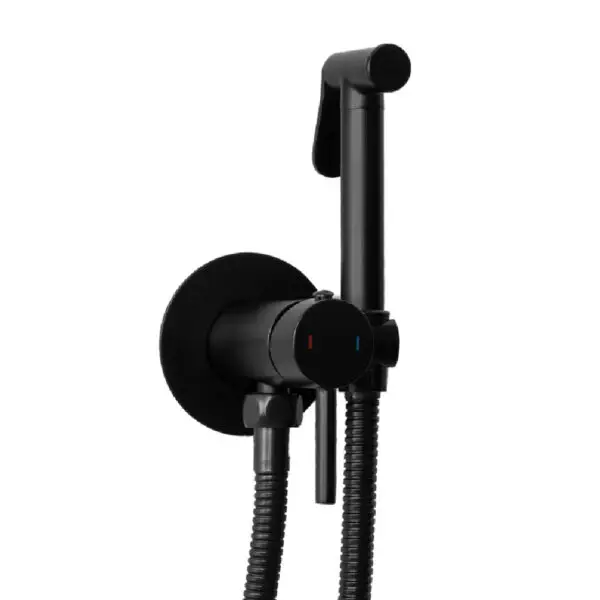 Dus igienic pentru bideu Lungo Loop negru REA-B8978
