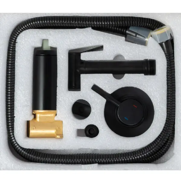 Dus igienic pentru bideu Lungo Loop negru REA-B8978 - imagine 5