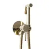 Dus igienic pentru bideu Lungo Loop Gold/Auriu REA-B8979
