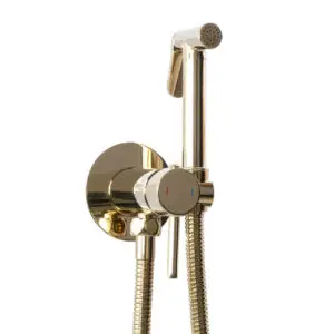 Dus igienic pentru bideu Lungo Loop Gold/Auriu REA-B8979