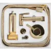 Dus igienic pentru bideu Lungo Loop Gold/Auriu REA-B8979 - imagine 4