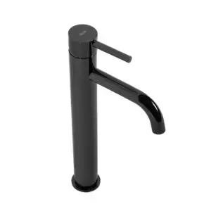 Baterie pentru lavoar Rea Lungo negru metalic REA-B0662