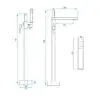 Baterie de cada Rea Flores crom REA-B2712 - imagine 4