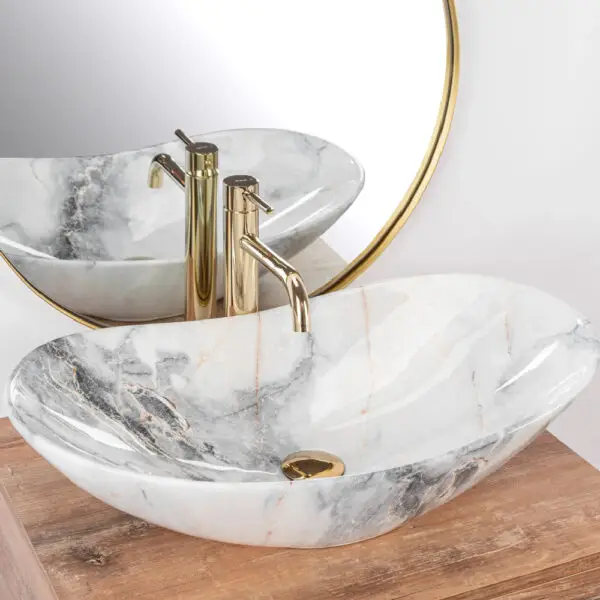 Lavoar pentru blat Rea Royal Granit REA-U8596 - imagine 2