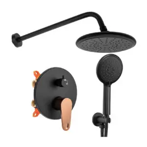 Set de dus Rea Mild negru / auriu roz + box REA-P9143