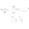 Set de dus Rea Mild negru / auriu roz + box REA-P9143 - imagine 4