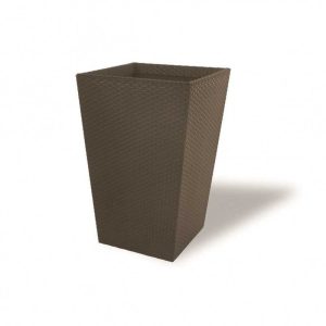 Ghiveci exterior ratan maro, polipropilena, Keter 55,4 L