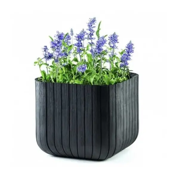 Ghiveci mare exterior Keter Cube L 50 L - imagine 2