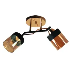 Lustra negru/auriu Laser 2 LY-3482