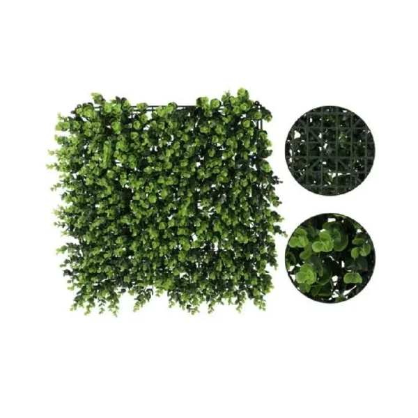 Panou perete artificial verde buxus 50x50 cm VDP4/5