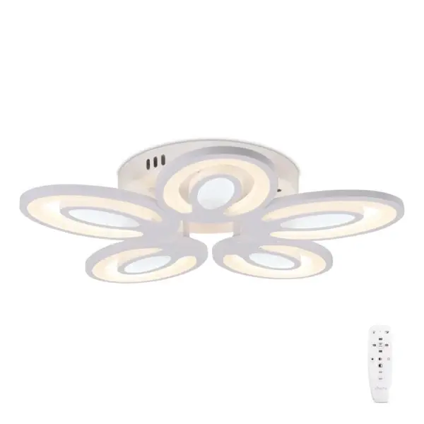 Plafoniera moderna led 80W cu telecomanda Petal EL0075421