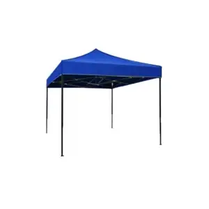 Cort tip pavilion pliabil albastru 3x3 m
