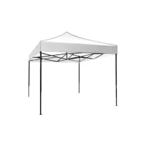 Cort tip pavilion pliabil alb 3x3 m