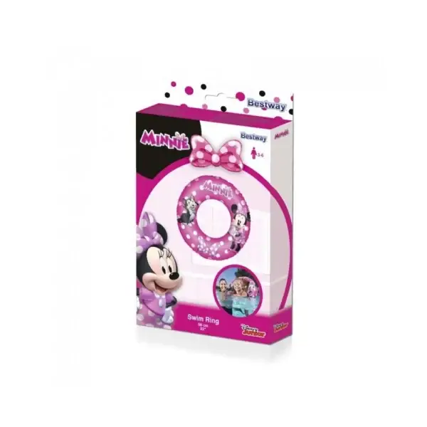 Colac inot pentru copii, gonflabil Minnie 56 cm - imagine 3