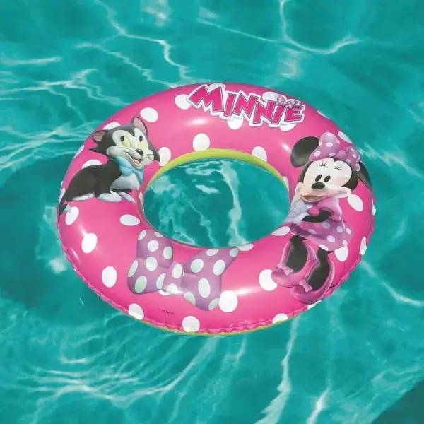 Colac inot pentru copii, gonflabil Minnie 56 cm - imagine 2