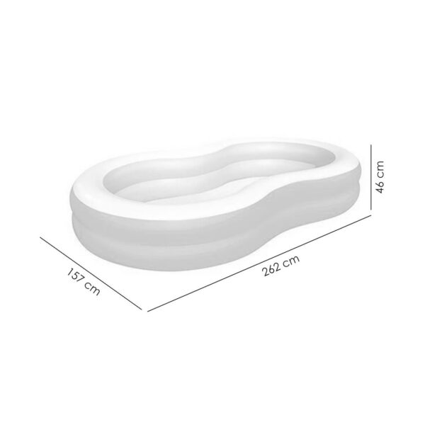 Piscina gonflabila 262x157x46 cm Bestway - imagine 2