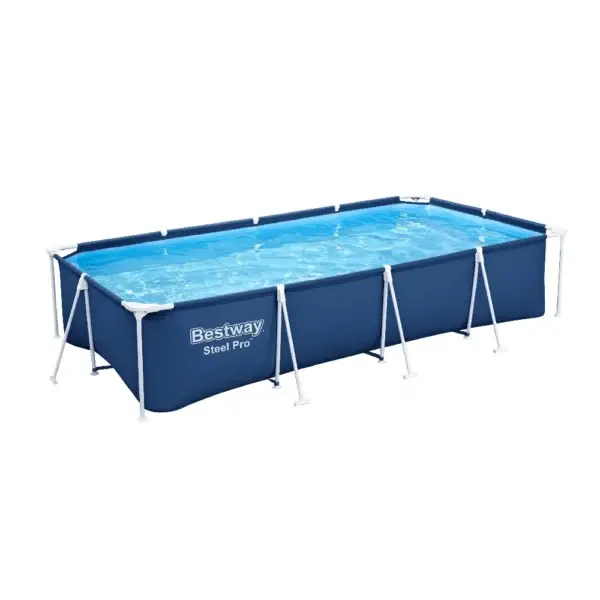Piscina cadru metalic forma dreptunghiulara, 5700 L, 400x211x81 cm