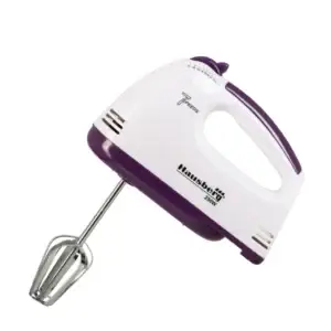 Mixer de mana HB-4112MV, Alb/Mov, 250 W, 7 viteze