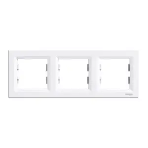 Rama tripla 3P IP20 alb Asfora SCH-EPH5800321