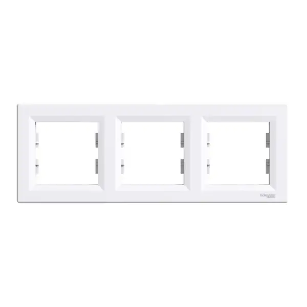 Rama tripla 3P IP20 alb Asfora SCH-EPH5800321