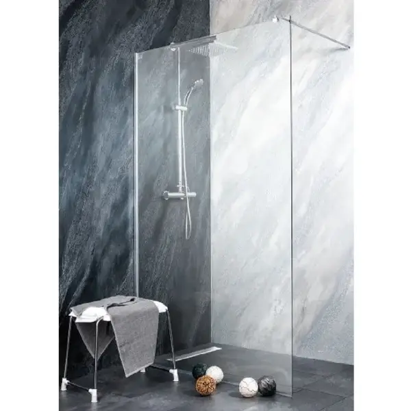 Paravan dus crom 98-99x195 cm Freedom II 8 mm MP100