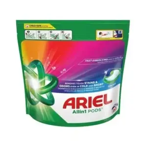 Detergent de rufe capsule Ariel All in One PODS Color, 65 spalari