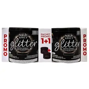 Pachet Sclipici / Glitter auriu/gold 2 buc x 150 gr. G3 pentru vopsele si efecte decorative