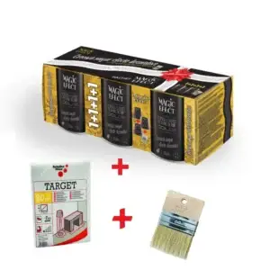 Pachet Magic Efect vopsea cu efect Dune de nisip 3 buc. Noble Grey 07 + pensula