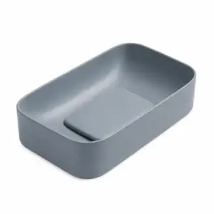 Lavoar ceramic pe blat albastru mat Luna 610 mm 78575MHL