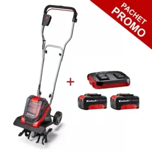 Pachet sapatoare fara fir Einhell GE-CR 30 Li-Solo 3431200 + PXC-Starter-Kit 2x 4,0Ah & Twincharger Kit 2 4512112