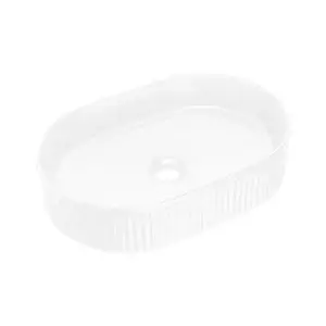 Lavoar pe blat 49x31x13 cm ceramică/finisaj alb