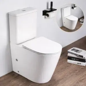 Vas WC alb lucios Luna + rezervor + capac AX2330XA