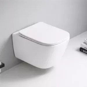 Vas WC suspendat alb lucios Astra + capac B2374DL