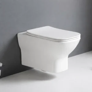 Vas WC suspendat alb lucios Opera rimless + capac - B3027