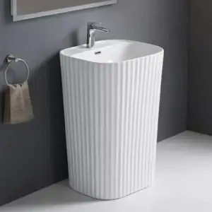 Lavoar stativ (pe podea) Forma 540x470x840 mm - alb LUCB217