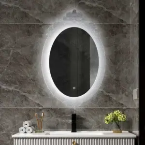 Oglinda LED Veloria 60 x 90 cm touch, functie dezaburire DH-L2352