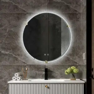 Oglinda LED Monelia 60 cm rotunda, touch, functie dezaburire DH-L2353