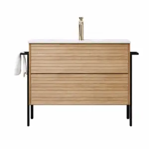 Mobilier de baie cu lavoar Pic Varena 60 cm, maro BPA252-60