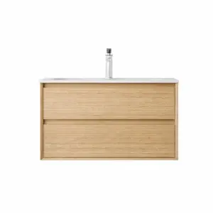 Mobilier de baie suspendat cu lavoar Ozia - 90 cm BPA2513-90