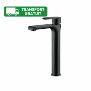Baterie lavoar negru mat Avena AF32001-MB-AT