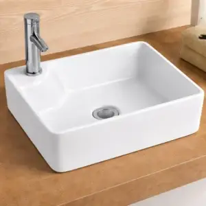 Lavoar ceramic pe blat Aria 445 mm LUC7221