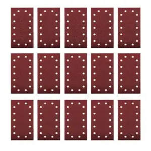 Set 15 bucati hartie abraziva autoadeziva Einhell 187x93mm pentru slefuitoare orbitale 49817985