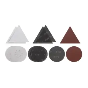 Set hartie abraziva tip plasa Ø 225 pentru slefuitor gips-carton Einhell, 15 bucati 49491065