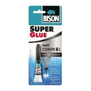 Adeziv instant cianoacrilat BISON Super Glue Control, 3g 401017