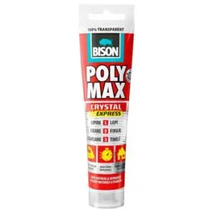 Adeziv și etanșeizant MS Polimer BISON Poly Max Crystal Express, transparent, 115g 428982