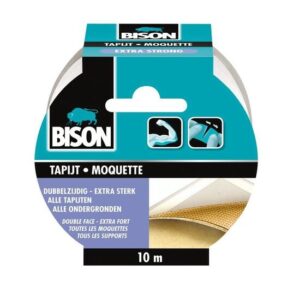 Bandă dublu adezivă pentru mochetă BISON Carpet Tape, 50mmx10m 490004