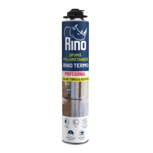 Spumă poliuretanică pentru izolare termică și fonică RINO TERMO, 700ml, pentru pistol 515020