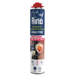 Spumă poliuretanică rezistentă la foc RINO FIRE, 750ml, pentru pistol 515025