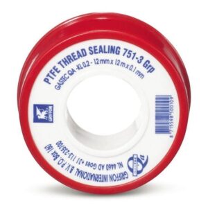 Bandă de Teflon Gastec pentru gaz GRIFFON, 12mx12mmx0,1mm 200106